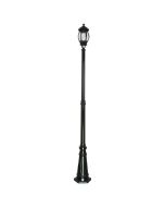 Vienna Single Head Tall Post Light Black - 15927