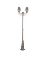 Vienna Twin Head Tall Post Light Beige - 15932	