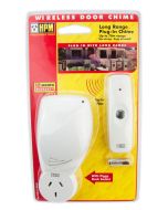 HPM Power Operated Plug In Wireless Door Chime Up to 70 metres Range D641/PILR 