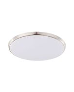 Ozzie 18W Slimline Dimmable LED Ceiling Light Satin Nickel Frame / Cool White - 202247