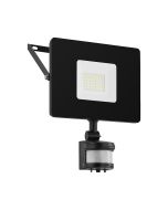 Faedo 3 30W LED Floodlight with Sensor Black / Cool White - 203656N