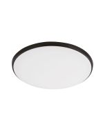 Ollie 12W Dimmable LED Oyster Light Black / Tri-Colour - 203692
