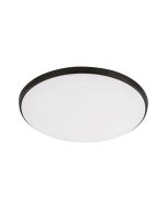 Ollie 28W Dimmable LED Oyster Light Black / Tri-Colour - 203696