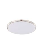Ollie 12W Dimmable LED Oyster Light Brushed Chrome / Tri-Colour - 203697