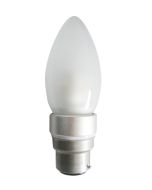 CLA LIGHTING 4W Candle LED GLOBE FROSTED SBC WW CAN12