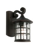 COVENTRY 1 LIGHT EXTERIOR WALL LIGHT SMALL (COVE1ESMBRZ) BRONZE  COUGAR LIGHTING
