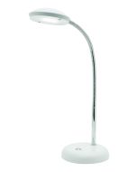 Dylan Led Table Lamp (A19411WHT) White Mercator Lighting