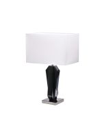 Manhattan Table Lamp (A56111) Black with Pewter MERCATOR LIGHTING