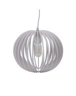 Puffin 300mm Timber Pendant White - 31017