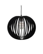 Puffin 400mm Timber Pendant Black - 31020	
