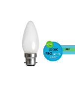 CANDLE PEARL 6W B22 DIMMABLE 2700K LUS20357
