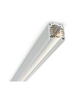 White 3M 4 Wire Track Rail surface mounted Universal Track - EXT4B-3M-WH