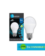 GLS LED 240V 8W ES OPAL 2700K DIMMABLE LUS20425