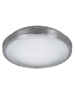 Circ Fluorescent Ceiling Light Satin Chrome 32W 727-32-SC Superlux