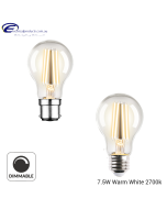 7.5W GLS Dimmable LED Bulb Clear in 2700k Warm White