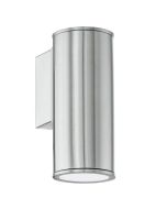 Riga 3W LED Fixed Wall Pillar Spot Light Stainless Steel / Warm White - 94106