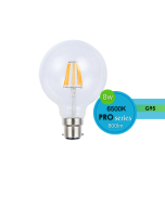 G95 8W B22 LED 6500K DIMMABLE LUS20963
