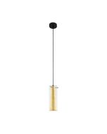 Pinto Gold 1 Light Pendant Clear / Gold - 97651