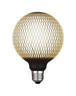 LED 4W Decorative Globe Magician Net Black G125 In Edison Screw E27