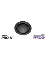 Matte Black Round Fascia to suit AIRBUS 200 body (PVPX200) ABG200BL-RD Ventair