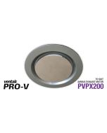 Silver Round Fascia to suit AIRBUS 200 body (PVPX200) ABG200SS-RD Ventair