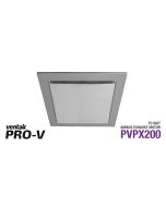 Silver Square Fascia to suit AIRBUS 200 body (PVPX200) ABG200SS-SQ Ventair