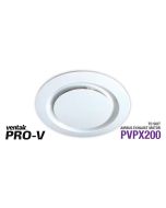 White Round Fascia to suit AIRBUS 200 body (PVPX200) ABG200WH-RD Ventair