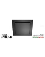 Matte Black Square Fascia to suit AIRBUS 225 & 250 body (PVPX225 or PVPX250) ABG250BL-SQ Ventair