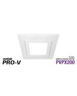 White Square GRILLE ONLY with 10w LED Panel (642Lm, 4200K Natural White) to suit AIRBUS 200 body (PVPX200) ABGLED200WH-SQ Ventair
