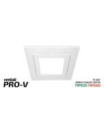 White Square Fascia with 14w LED Panel (891Lm, 4200 NW) to suit AIRBUS 225 & 250 body (PVPX225 or PVPX250) ABGLED250WH-SQ Ventair