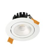 Aqua Tilt 13 Watt Dimmable Round LED Downlight White / Warm White - 21322