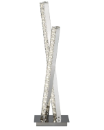 Crystal LED Detail Crossover Table Lamp AU2111-CC