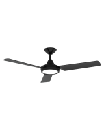 AXIS 3 BLADE 48" DC CEILING FAN WITH LED LIGHT BLACK 60030