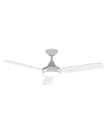 AXIS 3 BLADE 48" DC CEILING FAN WITH LED LIGHT WHITE 60031