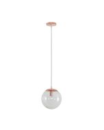 BUBBLE-200 CLEAR BALL 1XE27 PNDT ROSE GOLD 31454