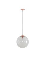 BUBBLE-300 CLEAR BALL 1XE27 PNDT ROSE GOLD 31482