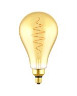 Deco E27 G45 Dim 2500 Kelvin 400 Lumen Light Bulb Gold colour-2080152758