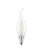 4 Watt Flame Tip Candle Dimmable Warm White LED Filament Bulb (E12) Frosted - ELE-E124W3KDCCFROST