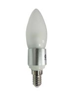 CLA LIGHTING 4W Candle Dimmable LED GLOBE FROSTED SBC NW 5000K CAN16D