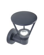 Santana 8W LED Exterior Wall light Lantern Black / Cool White - CED7150