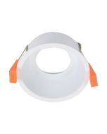 Cell 75mm Round Recessed Downlight Frame White - 27048	