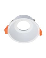 Cell 90mm Round Recessed Downlight Frame White - 27050	
