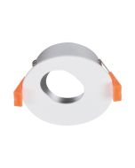 Cell Key 70mm Round Recessed Downlight Frame White - 27064