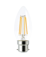Candle LED Filament Dimmable Globes Clear Diffuser (4W)- CF38DIM