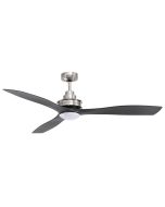 Clarence Ceiling Fan with LED Light by Mercator 56″ in White