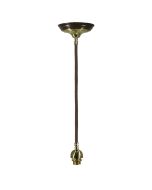 Standard Cloth Cord Suspension - Polished Brass