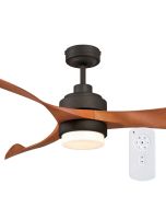 Eagle 35W DC Ceiling Fan with LED Light (FC368143RB) Oil Rubbed Bronze Mercator Lighting