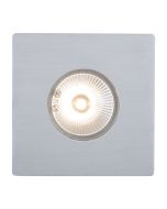 Deka 3 Watt 12V Square LED Deck/Inground Light Anodised Aluminium / Warm White - 19426/19458	