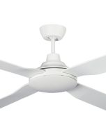 Discovery 1220mm 4 Blade ABS Ceiling Fan Only White - MDF124W