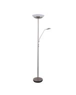 EDEN-FL M&C FLOOR LAMP DIM 240V SATIN CHROME 22502